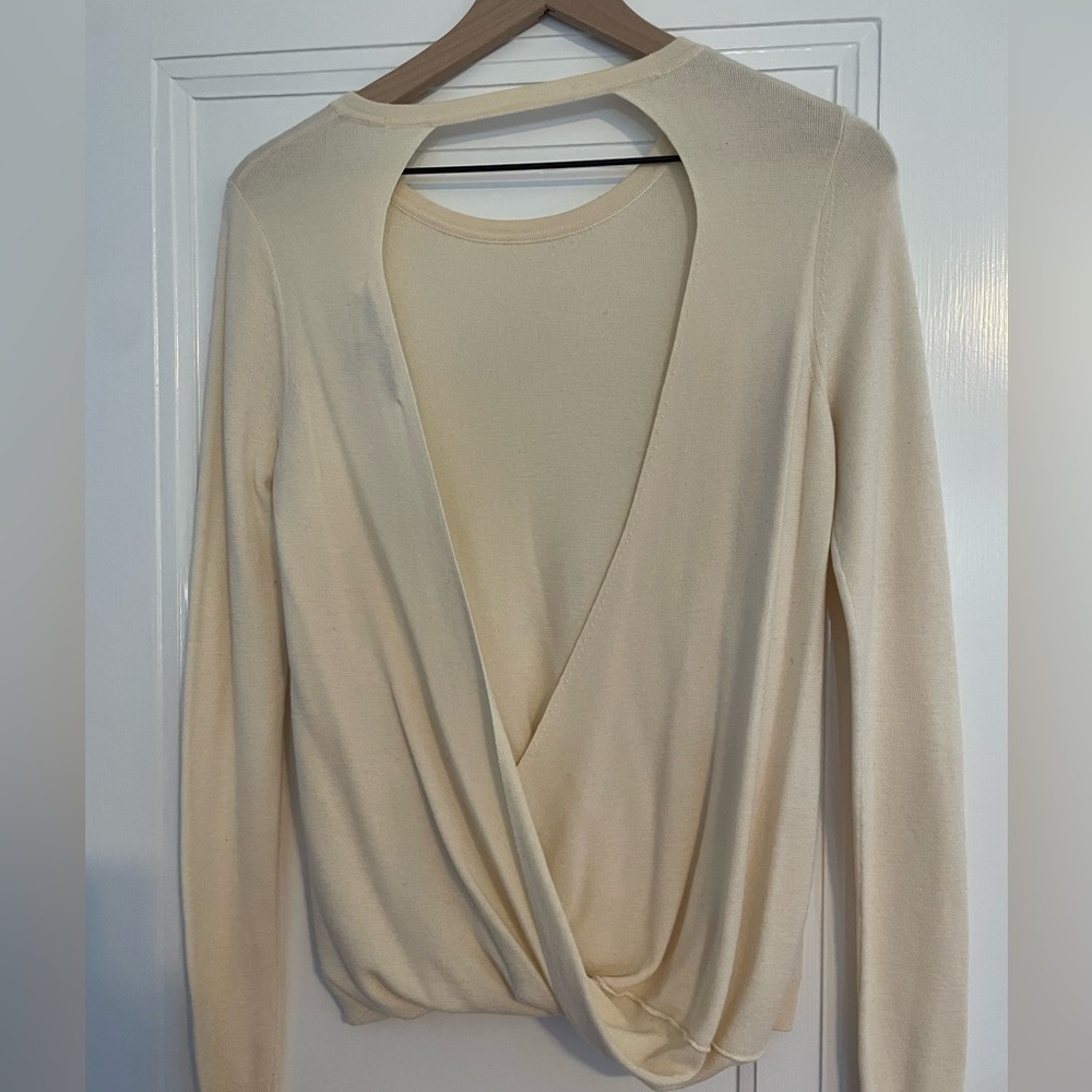 DVF Open Back Sweater
